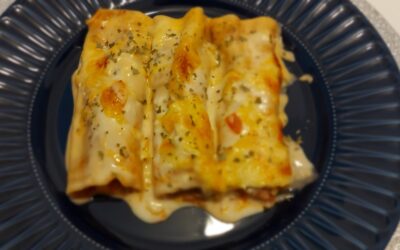 Canelones de carne y paté